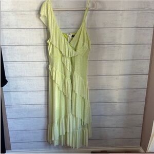 Torrid light Neon Green Tierred Dress